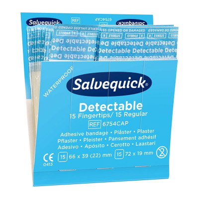 Salvequick 6754 navulling HACCP Vingertop 30 stuks