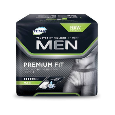 TENA Men Premium Fit Protective Underwear Level 4 M 12 pieces