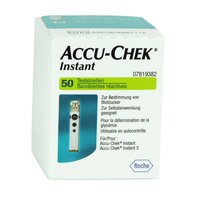 Testovacie prúžky Accu-Chek Instant 50 kusov