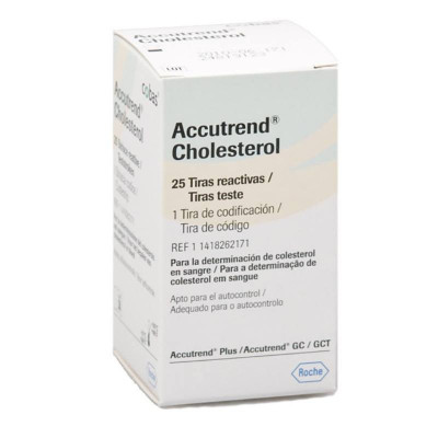 Accutrend cholesterol test strips (25pcs)