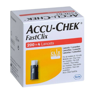 Accu-Chek Fastclix lancety 200+4ks