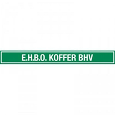 Sticker ''EHBO Koffer BHV''