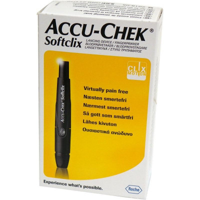 Dispositivo de punção Accu-Chek Softclix + 25 lancetas