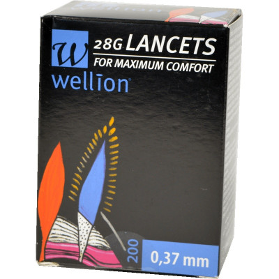 Wellion 28G lancets 200 pieces
