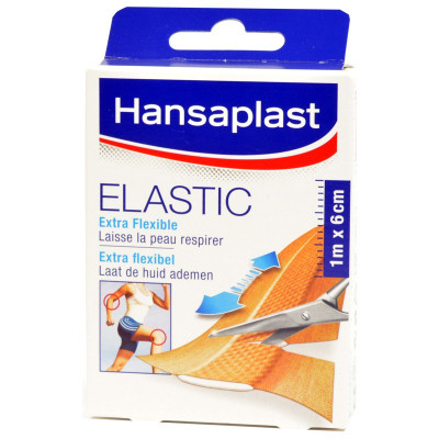 Hansaplast Elastic 1m x 6cm - www.ehbo-centrum.nl