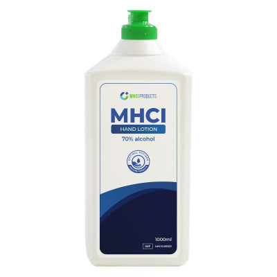 MHCI lotion désinfectante pour les mains 70% alcool 1000ml