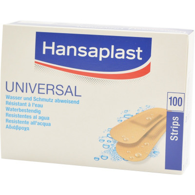 Hansaplast Universeel 30 x 72 mm 100st. - www.ehbo-centrum.nl
