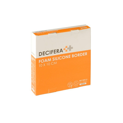 Decifera Foam Silicone border 10 x 10 cm