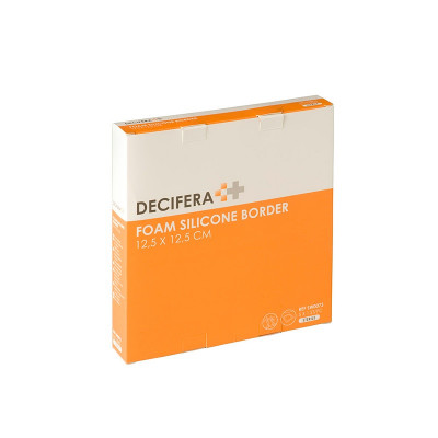 Decifera Foam Silicone border 12,5 x 12,5 cm 5St.