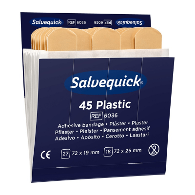 Salvequick navulling Plastic pleisters 45 stuks