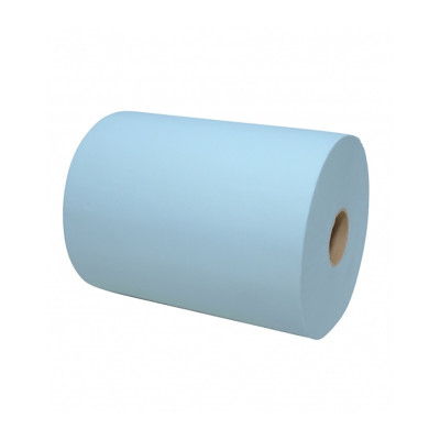 Handdoekrol Mini Matic XL Blauw Cellulose 165M 6 Rollen -