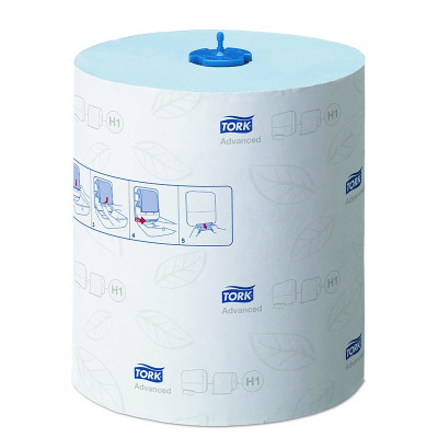Tork Advanced towel roll 2-ply blue 150 mtr x 21 cm box of 6