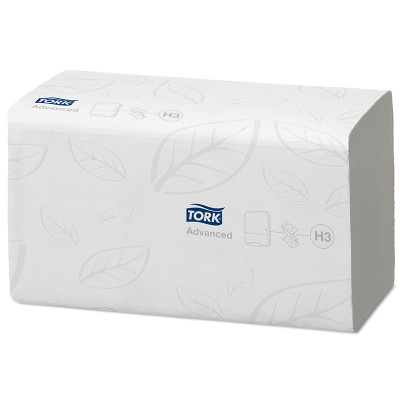 Tork Advanced towel z-fold 2Lgs white 23x23 cm box of 3750 pcs