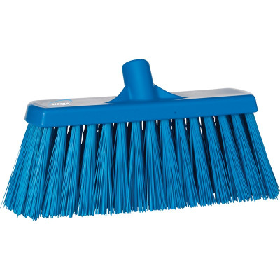 Vikan Hygiene 2915-3 bezem 30cm, blauw, harde vezels, 330mm -