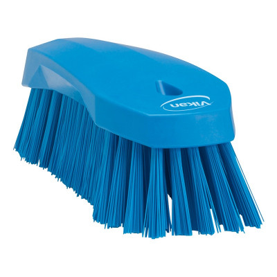 Vikan Hygiene 3890-3 grote werkborstel blauw, harde vezels, 200mm