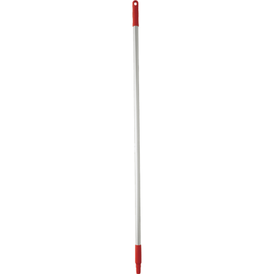 Vikan Hygiene 2958-4 steel 130cm rood ø25mm aluminium met schroefdraad