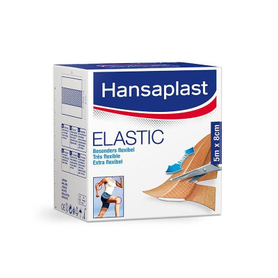 Hansaplast Pleister rol Elastisch textiel 5 m x 8 cm