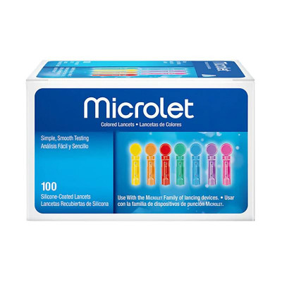 Microlet-lansetit 100 kpl.