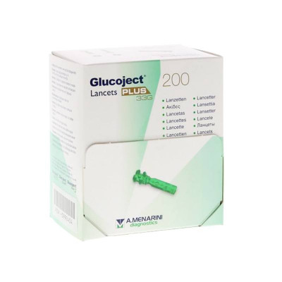 Glucoject lancets 200 pieces