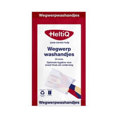 HeltiQ Wegwerp Washandjes 20 stuks