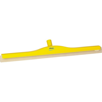 Vikan 7765-6 klassieke vloertrekker 70cm geel, flexibele nek, wit cassette