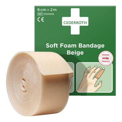 Snogg Cederroth Soft Foam 6 cm x 2m rol Beige 