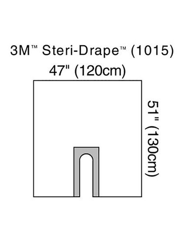 3m Steri-Drape 1015 Splitlaken 119 x 130 cm 10 Stuks