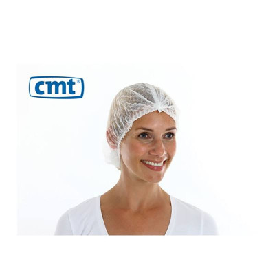 CMT PP non-woven Hair net white 100 pieces
