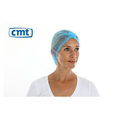 CMT PP Non Woven Hair net Blue 100 pieces